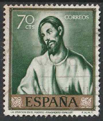 Timbre: EL Greco: Oraci&oacute;n en el huerto