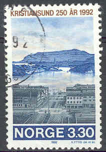 Timbre: Vue de Kristiansund