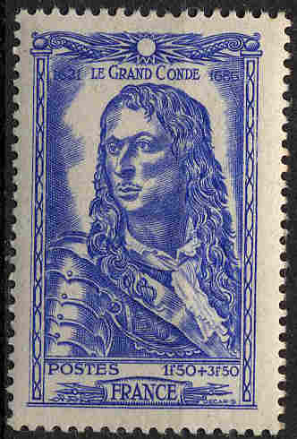 Timbre: Louis II prince de Cond&eacute;