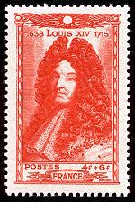 Timbre: Louis XIV