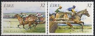 Timbre: Courses de chevaux