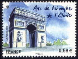 Timbre: Paris - Arc de Triomphe 