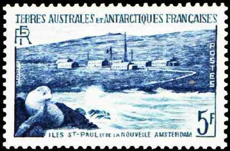 Timbre: Archipel de St Paul et de la nouvelle Amsterdam