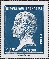 Timbre: Louis Pasteur Issue of 1924, Centenary
