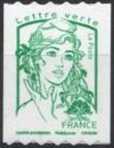 Timbre: Marianne de la jeunesse, roulette adh&eacute;sif