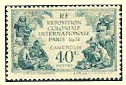Timbre: Exposition coloniale de Paris 1931