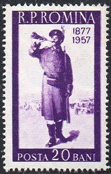 Timbre: 80° anniversaire de la guerre d'Indépendance