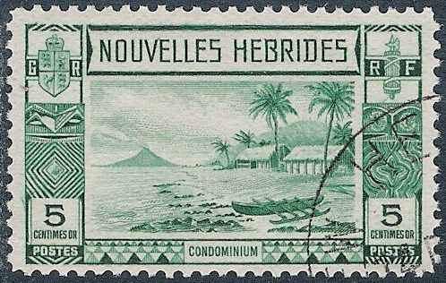 Timbre: Baie et iole indig&egrave;ne - Condominium