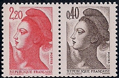 Timbre: Type Liberté de Gandon