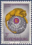 Timbre: Lions International 50 Ans