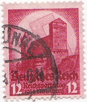 Timbre: 2e congr&egrave;s de Nuremberg