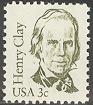 Timbre: Henry Clay, homme politique