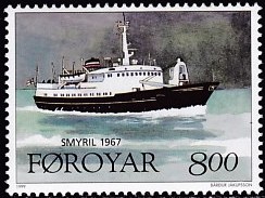 Timbre: Bateau de ravitaillement Smiril de 1967