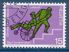 Timbre: Constructions con&ccedil;ues pour les handicap&eacute;s.