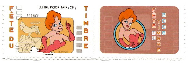 Timbre: Tex Avery avec vignette