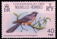 Timbre: S&eacute;rie oiseau(fran&ccedil;ais)