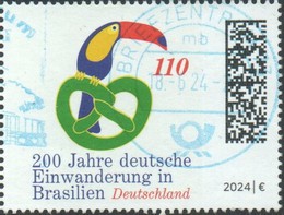 Timbre: 200 ans l'immigration allemande au Br&eacute;sil