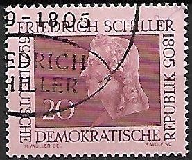 Timbre: 200 ans de la naissance de Friedrich von Schiller