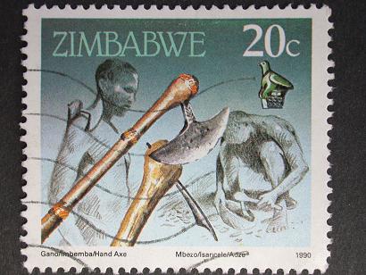 Timbre: Hachette et houe