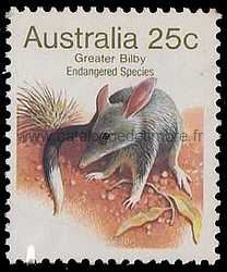 Timbre: Lapin Bandicoot. macrotis lagotis
