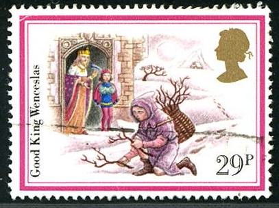 Timbre: No&euml;l : le bon roi Wenceslas