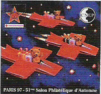 Timbre: CNEP PARIS 97 CROIX ROUGE