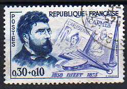 Timbre: C&eacute;l&eacute;brit&eacute;s: Georges Bizet