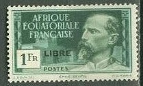 Timbre: Emile gentil surcharg&eacute; LIBRE