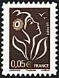 Timbre: Type Marianne de Lamouche