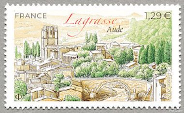 Timbre: Lagrasse (Aude)