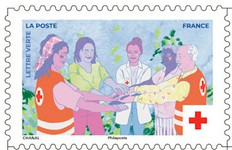 Timbre: Croix Rouge 2025