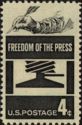 Timbre: Libert&eacute; de la presse
