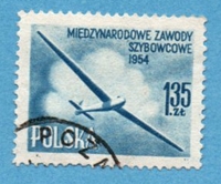 Timbre: Planeur en vol