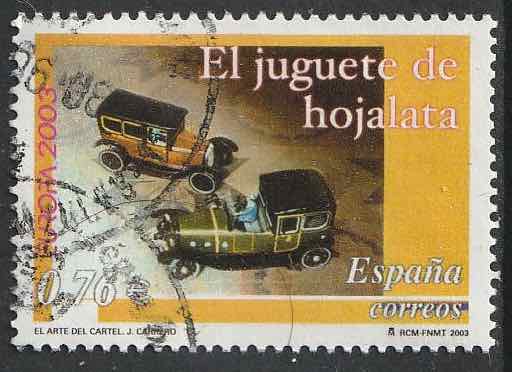 Timbre: Europa, le jouet en fer blanc :