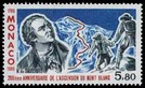 Timbre: 200 ans 1&egrave;re Ascension du Mont-Blanc