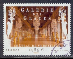 Timbre: La Galerie des Glaces - Ch&acirc;teau de Versailles :