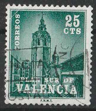 Timbre: Surtaxe au profit des sinistrés de Valence, cathédrale