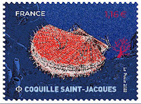 Timbre: Coquille Saint-Jacques