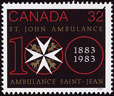 Timbre: Ambulance Saint-Jean