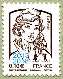 Timbre: Marianne et la jeunesse 2013-2018
