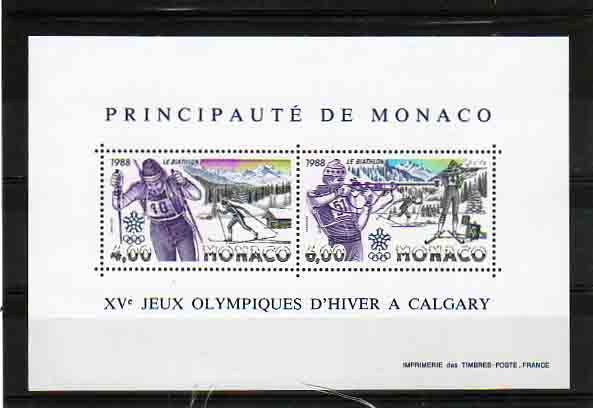 Timbre: Jeux olympiques d'hiver &agrave; Calgary 