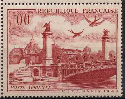 Timbre: CITT Paris - Grand Palais et pont Alexandre III