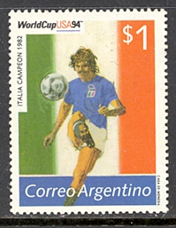 Timbre: Coupe du monde de football 1994