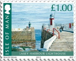 Timbre: Phare du port de Laxey