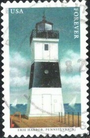 Timbre: Phare  Erie Harbor (Pennsylvanie)