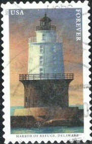 Timbre: Phare Harbor of Refuge (Delaware)