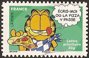 Timbre: Sourires 2008 - Garfield;
