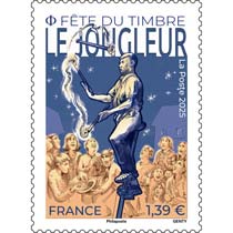 Timbre: Arts de la rue : Le jongleur