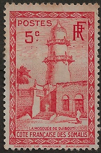 Timbre: Mosqu&eacute;e de Djibouti