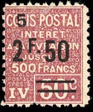 Timbre: Colis Postaux - Int&eacute;r&ecirc;t &agrave; la livraison 